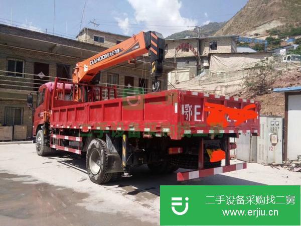 湖北出售二手10噸隨車吊