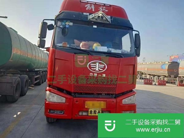 湖北出售二手前四后八解放油罐車