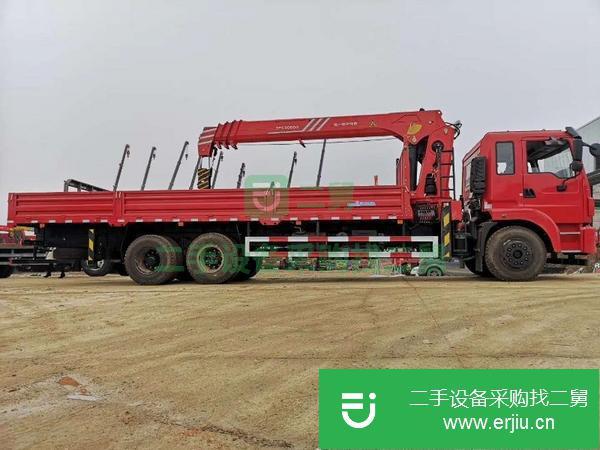 陜西出售二手東風(fēng)12噸隨車吊