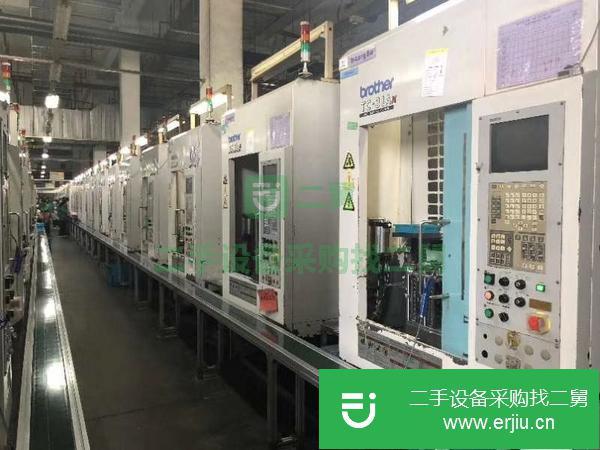 江蘇出售二手日本兄弟雙工位鉆攻中心
