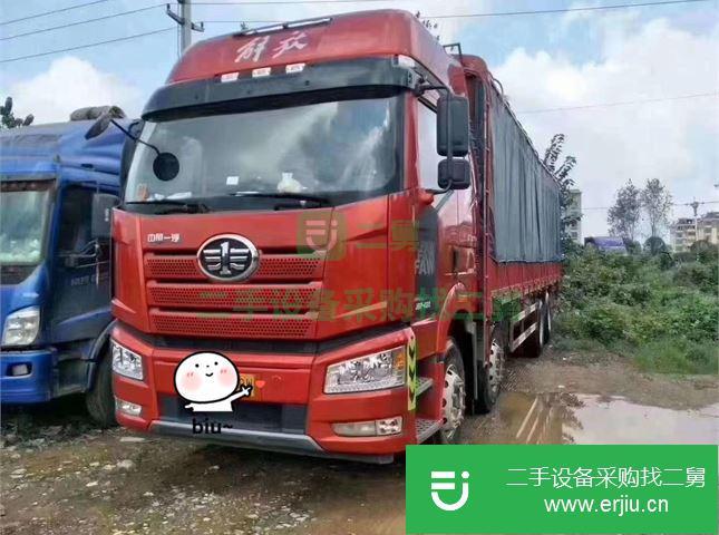 江西出售二手解放J6P高欄載貨車
