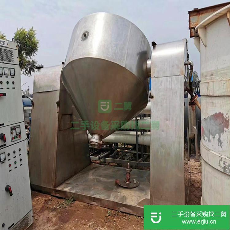 山東出售二手2000L搪瓷雙錐干燥機(jī)