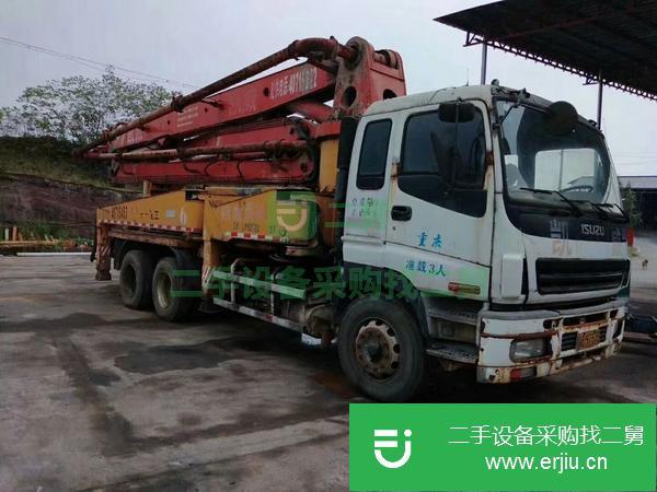重慶出售三一泵車五十鈴37米底盤