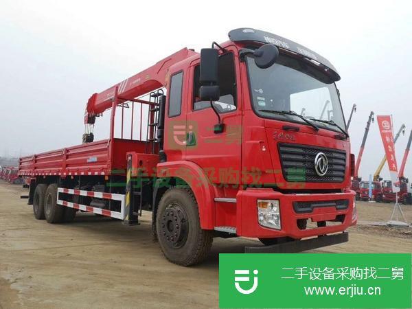 陜西出售二手東風(fēng)12噸隨車吊
