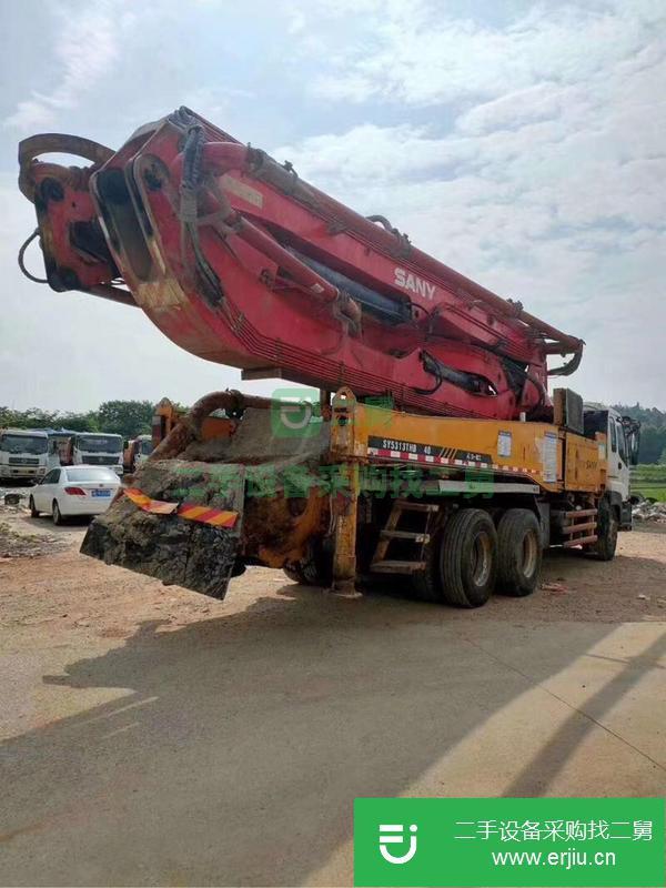 湖南出售二手五十鈴40米泵車