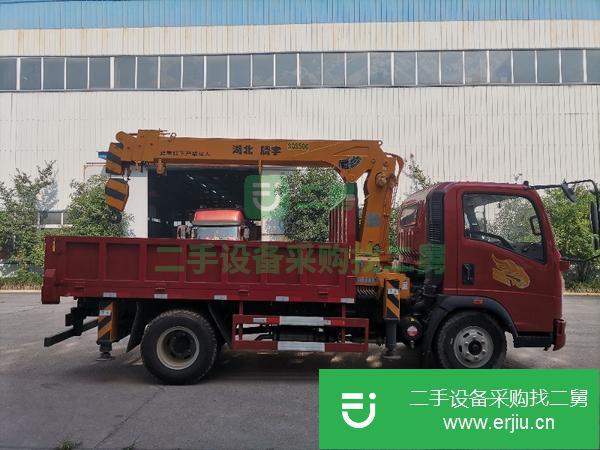 四川出售二手重汽藍牌隨車吊