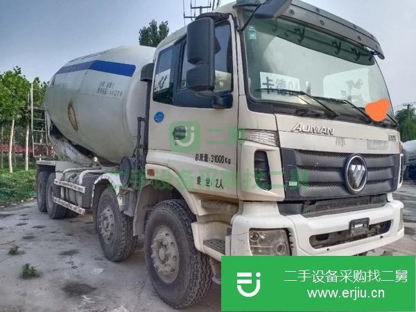 山東出售17年前四后八歐曼攪拌車  國五 大20方 375馬力