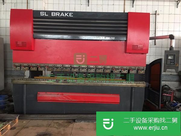 廣東出售二手雙力100tx3200mm扭力數控折彎機