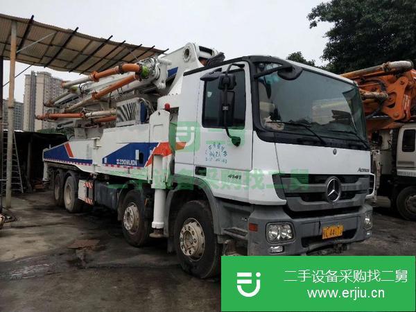 甘肅出售中聯泵車，奔馳底盤49米,車況原版,工作十萬方