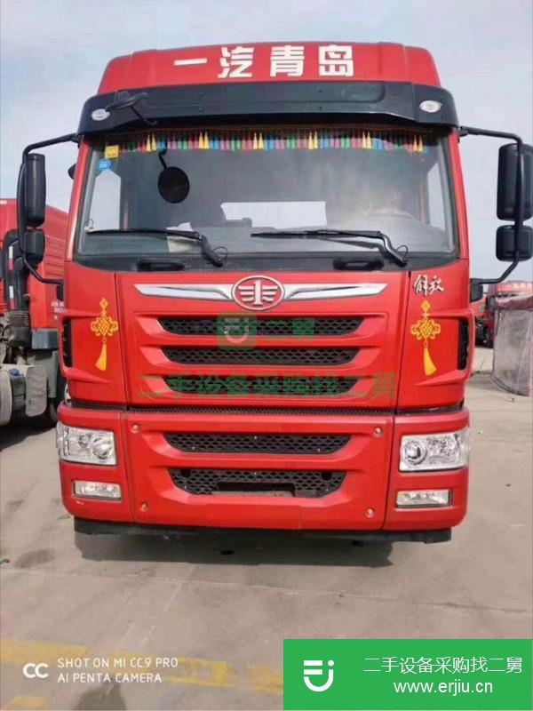 山東出售二手國五雙驅輕體解放牽引車 400馬力 濰柴發動機