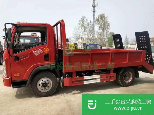 湖北出售二手藍(lán)牌平板運(yùn)輸車