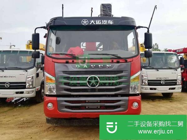 湖北出售二手大運程力6.3噸隨車吊