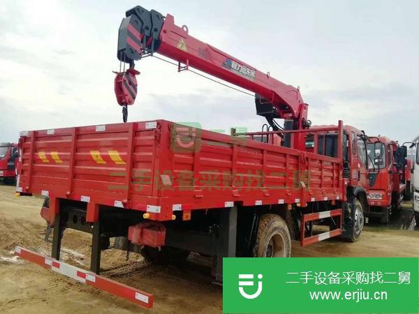 湖北出售二手大運程力6.3噸隨車吊