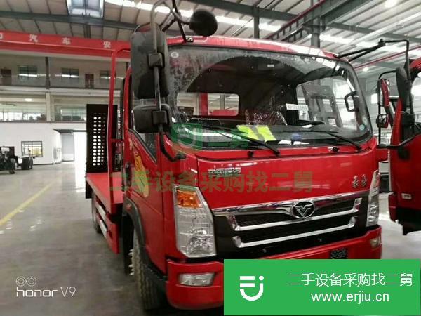 貴州出售二手挖機平板運輸車