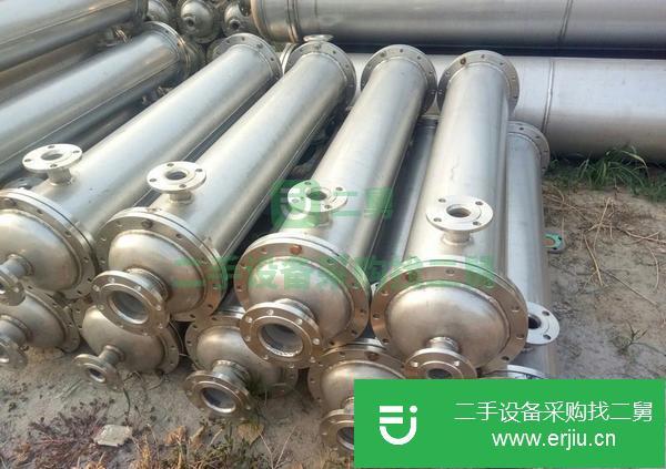 江蘇出售二手15平方不銹鋼列管式冷凝器