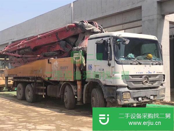 湖南出售三一泵車，奔馳52米泵車 6節臂