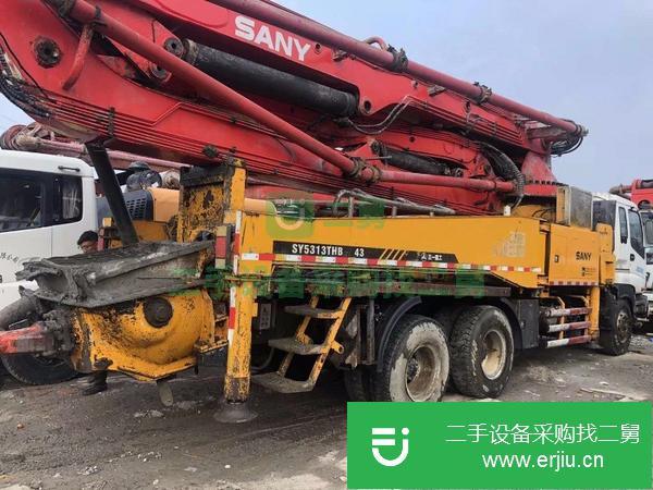 山西出售二手三一43米泵車