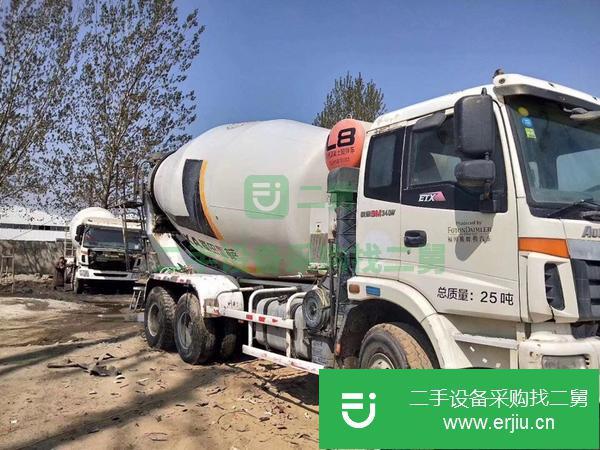 安徽出售二手歐曼大14方混凝土攪拌車