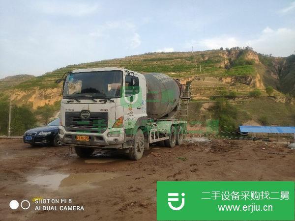 陜西出售二手日野攪拌車大10方