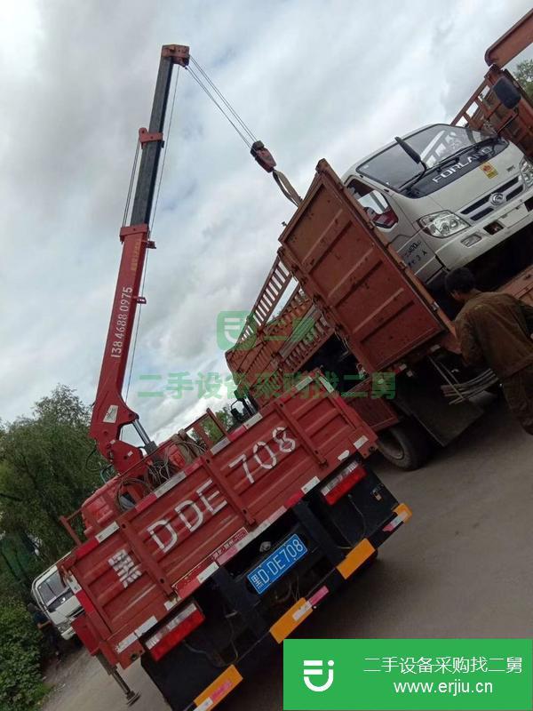 黑龍江出售二手東風福瑞卡隨車吊
