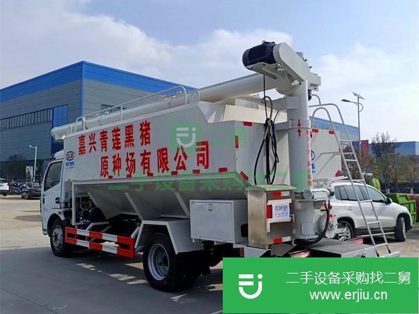 浙江出售二手國五10噸散裝飼料運輸車
