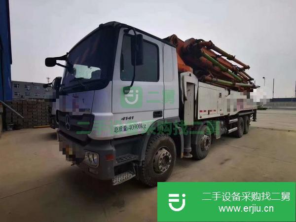 河北出售二手中聯52米混凝土泵車