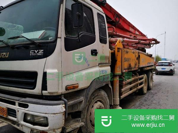 湖北出售二手三一大37米泵車