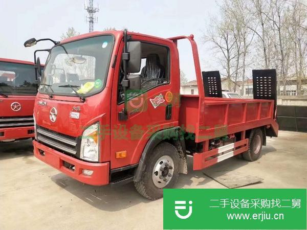 湖北出售二手藍(lán)牌平板運(yùn)輸車