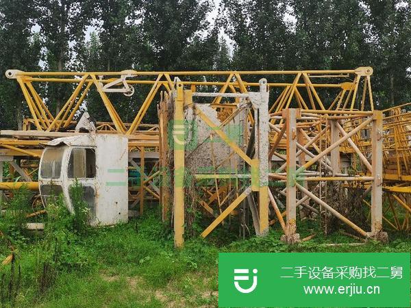 河南出售二手山東富友平頭塔吊