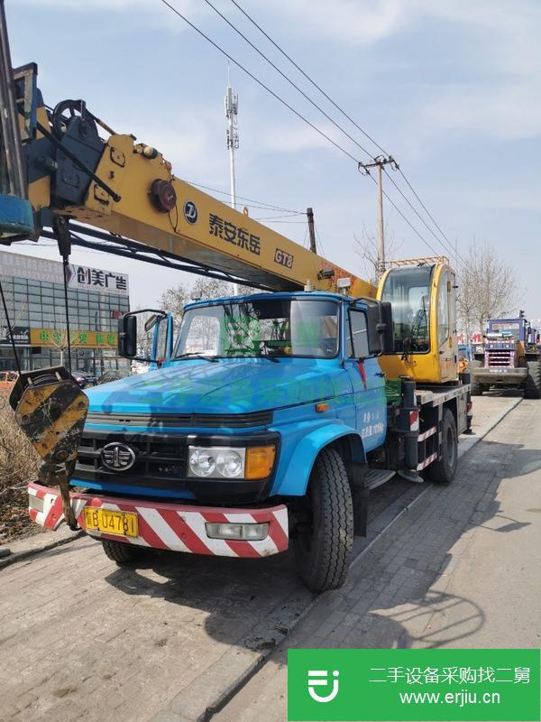 河北出售二手泰安8噸吊車