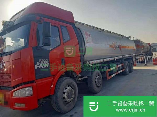湖北出售二手前四后八解放油罐車