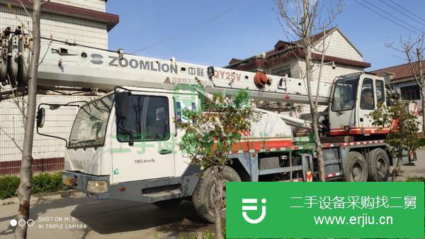 山東出售二手中聯25噸汽車吊