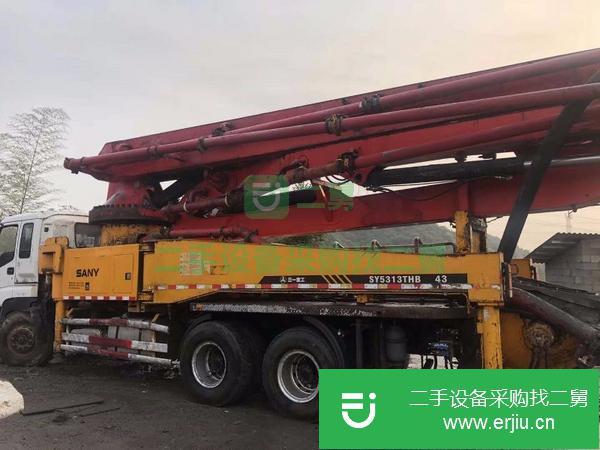 內蒙古出售二手43米泵車