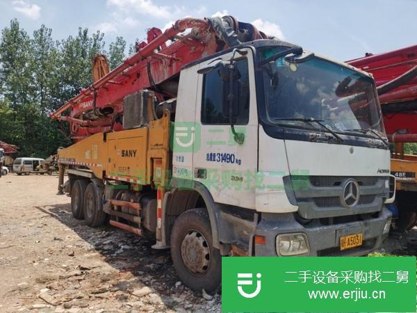 湖南出售二手三一48米泵車