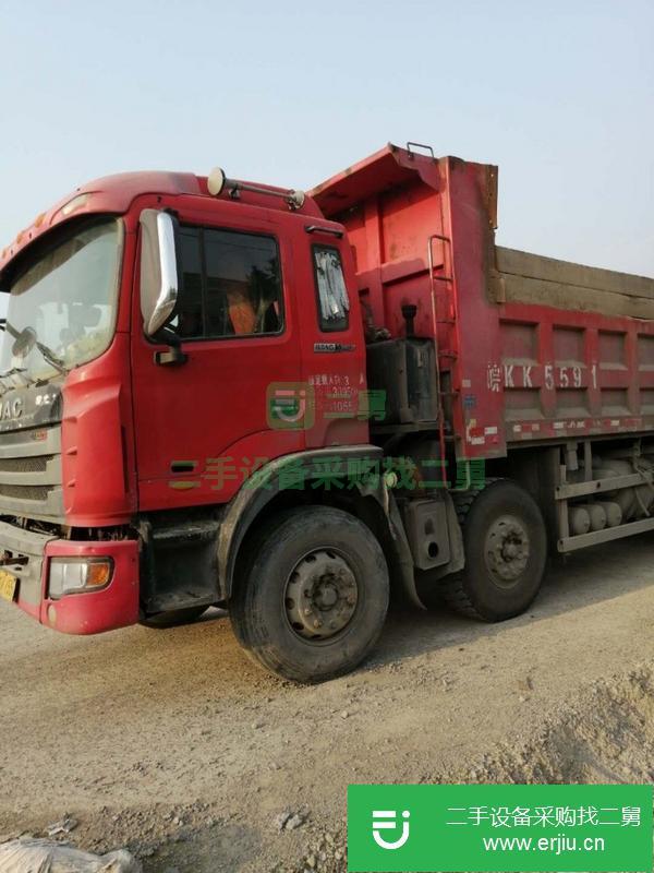 浙江出售二手江淮格爾發(fā)8米自卸車