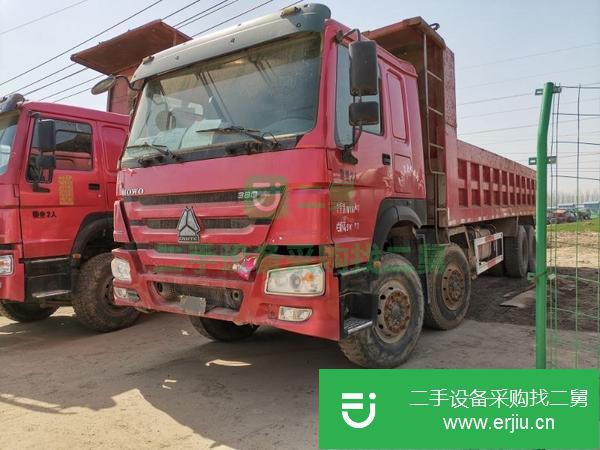 陜西出售二手前四后八豪沃自卸車