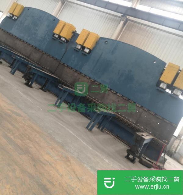 山東出售二手2000噸/14米雙機(jī)聯(lián)動(dòng)折彎?rùn)C(jī)