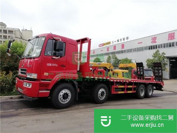陜西出售二手解放前四后八平板運輸車