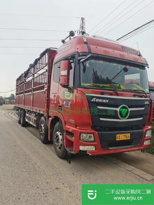 河北出售二手歐曼前四后八高欄貨車