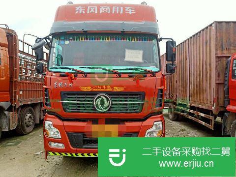 江西出售二手東風(fēng)天龍前四后八倉(cāng)欄式載貨車