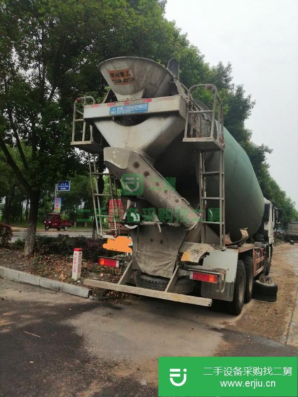 湖北出售19年大二十方陜汽德龍攪拌車