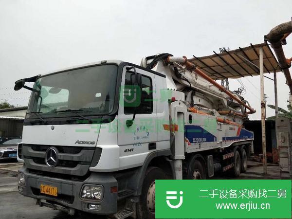 甘肅出售中聯泵車，奔馳底盤49米,車況原版,工作十萬方