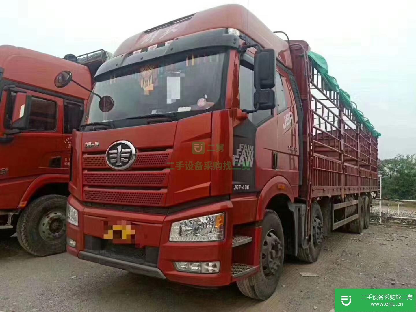 江西出售二手解放J6P高欄載貨車