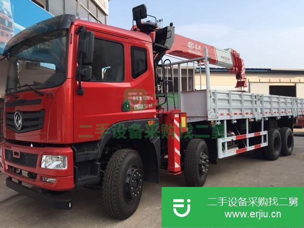 湖北出售二手東風前四后八14噸隨車吊