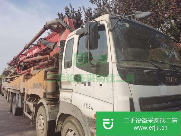 江蘇出售二手五十鈴46米泵車