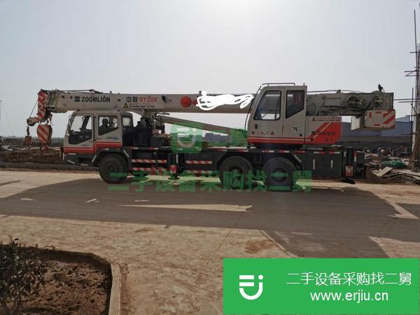 陜西出售二手中聯25噸吊車