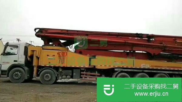 河北出售三一泵車，沃爾沃62米底盤，叉腿五橋六節臂