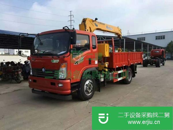 湖北出售二手5噸重汽王牌隨車吊