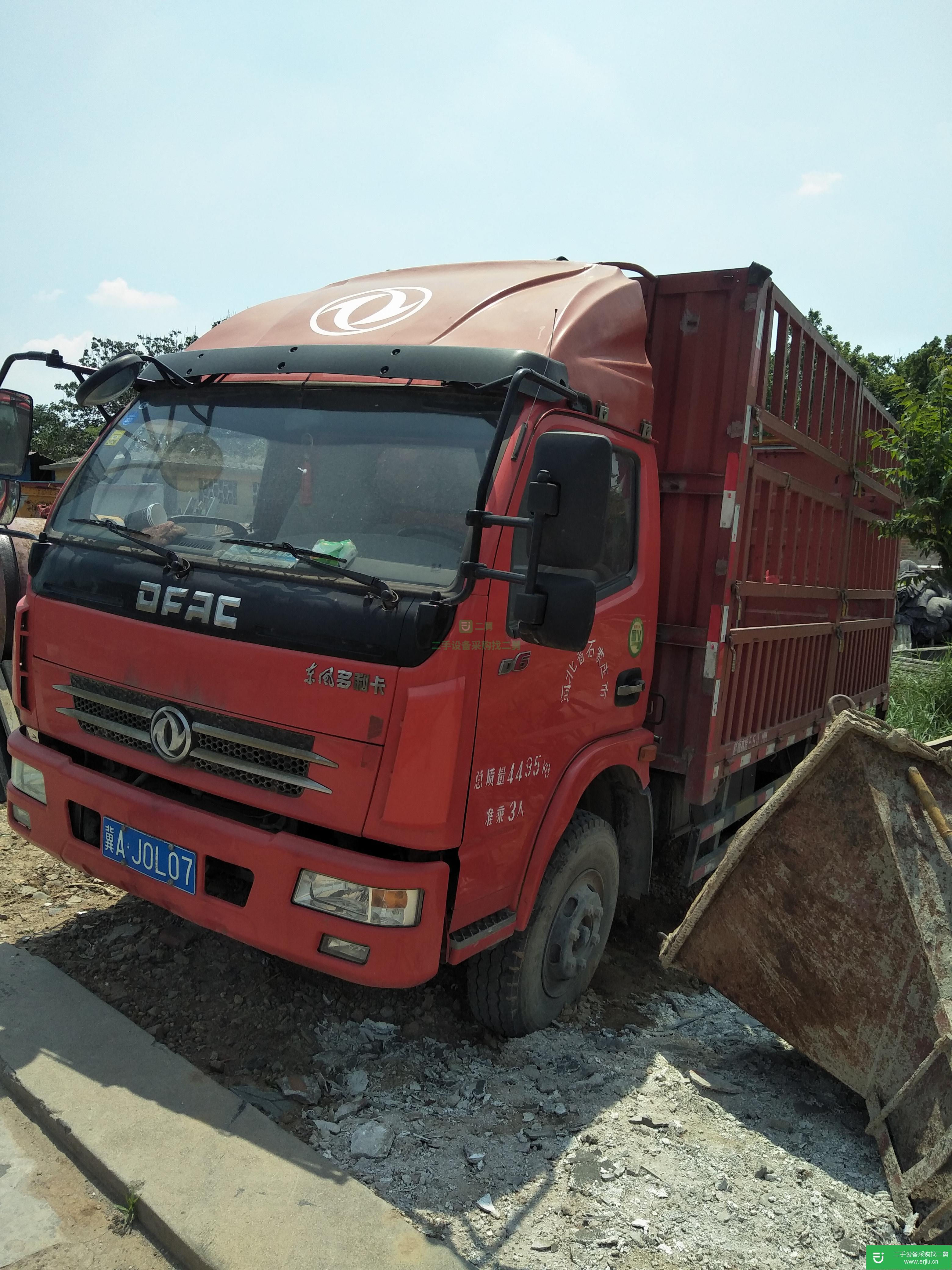 河北出售二手東風多利卡高欄載貨車