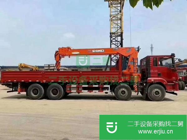 湖北出售二手石煤14噸隨車吊
